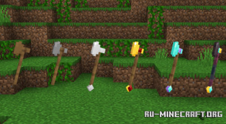 Скачать Улучшенные инструменты в 3D для Minecraft PE 1.20