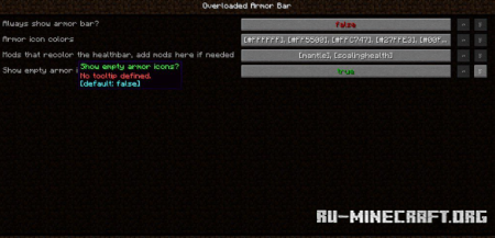 Скачать Overloaded Armor Bar для Minecraft 1.20.1