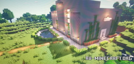 Скачать Modern house by Dragos Ivascuuu для Minecraft