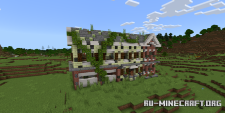 Скачать Заброшенные, полуразрушенные и разрушенные дома для Minecraft PE 1.20