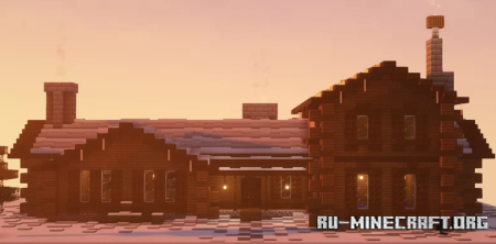 Скачать Snowy Forest Cottage для Minecraft
