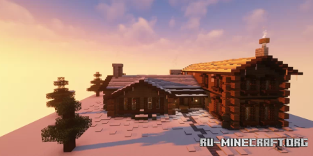 Скачать Snowy Forest Cottage для Minecraft