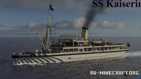  SS Kaiserin (1901) - Full Interior  Minecraft