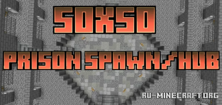  50x50 Prison Spawn - Hub  Minecraft