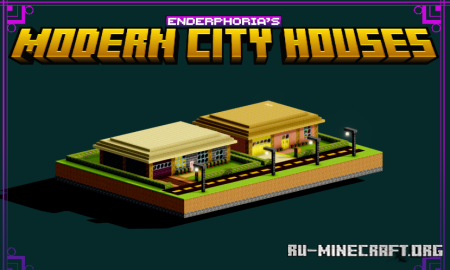 Скачать Modern City Houses By Enderphoria для Minecraft