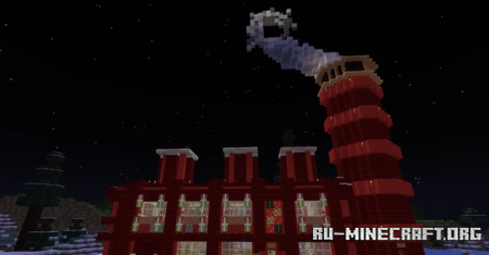 Скачать redstone Santa's Factroy Escape Room Survival для Minecraft