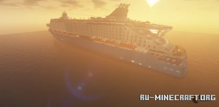 Скачать WOCL Ocean Crest. Custom Minecraft Cruiseship для Minecraft