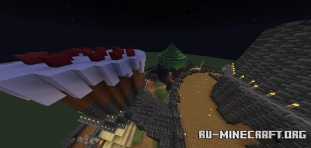 Скачать Mega Castle Base with 4Towers different design для Minecraft