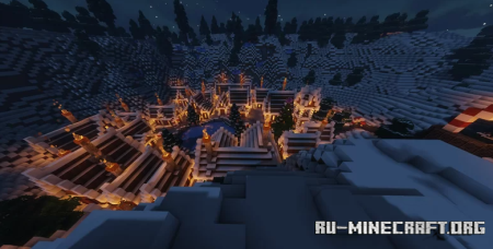 Скачать Christmas Village PepaBw для Minecraft