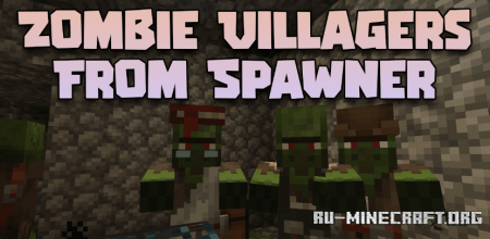  Zombie Villagers From Spawner  Minecraft 1.20.2