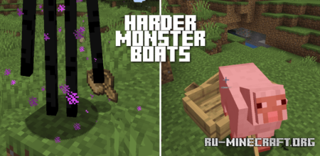  Harder Monster Boats  Minecraft 1.20.2