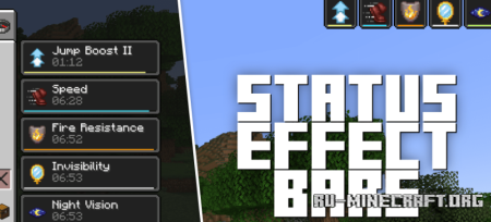 Скачать Status Effect Bars для Minecraft 1.20.2