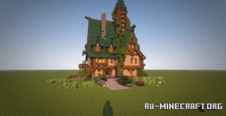  Peaceful House - House medieval By Jackylafrite  Minecraft
