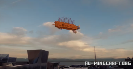 Скачать A Replica of one of Hayao Miyazaki's Airships для Minecraft