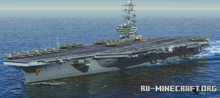 Скачать USS Dwight D Eisenhower CVN-69 для Minecraft