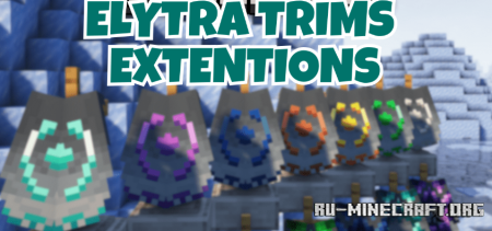  Elytra Trims Extensions  Minecraft 1.20.1