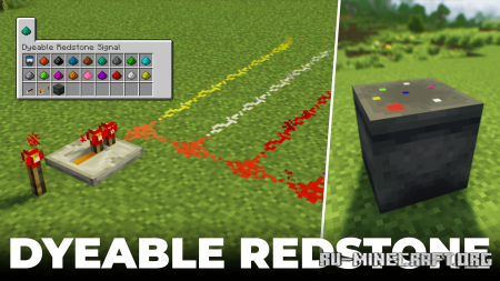  Dyeable Redstone Signal  Minecraft 1.20.1