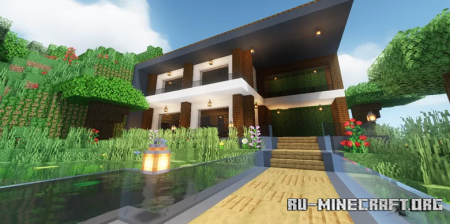Скачать Seaside Mansion by MertBulak для Minecraft