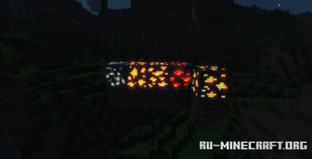 Скачать Light Ores Resource Pack для Minecraft 1.20