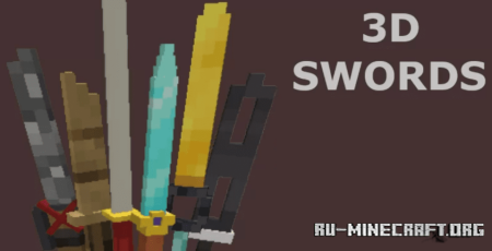  3D Swords Resource Pack  Minecraft 1.20
