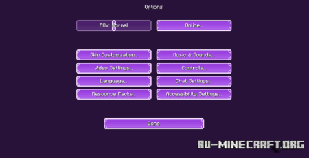  Purple GUI  Minecraft 1.20