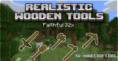  Realistic Wooden Tools  Minecraft 1.20
