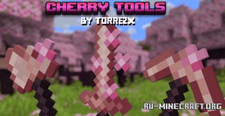 Cherry Tools Resource Pack  Minecraft 1.20