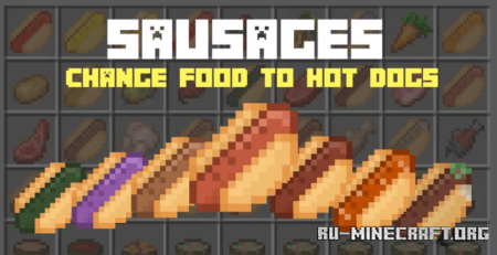  Sausages Resource Pack  Minecraft 1.20