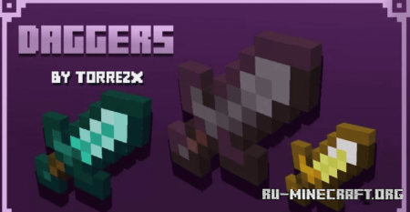  Daggers Resource Pack  Minecraft 1.20