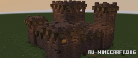 Скачать A Fortress of packed mud для Minecraft