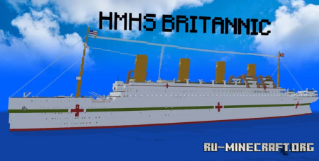  HMHS Britannic - 1916  Minecraft