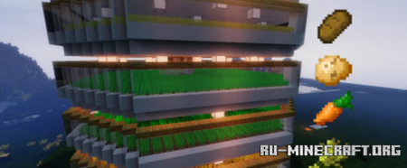 Скачать Ultimate Farm ( Carrot, Potatoes, Wheat, Bread) для Minecraft