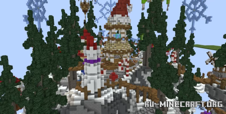 Скачать Christmas Lobby by StrikerQT для Minecraft