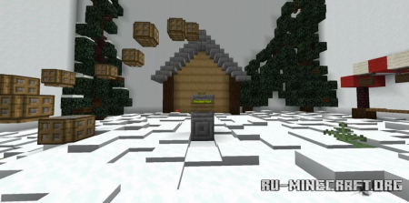 Скачать Snowball Spleef minigame для Minecraft
