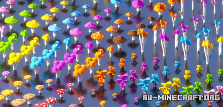  3.000 Mushroom pack by Horace Creations  Minecraft