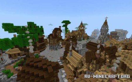Скачать Custom Village для Minecraft PE
