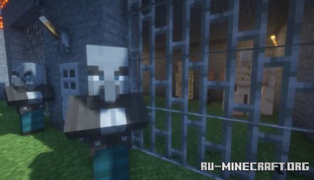 Скачать Сломай тюрьму и выпусти пленных для Minecraft PE