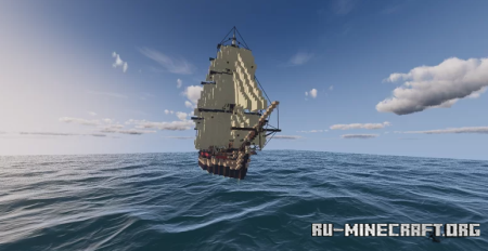  Frigate Sailing Ship form the 18th centery  Minecraft