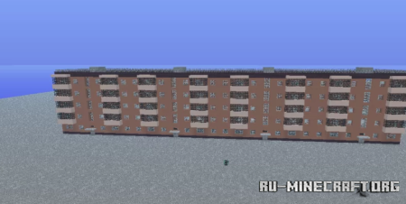 Скачать 4 floors soviet building apartment by Anderbest для Minecraft