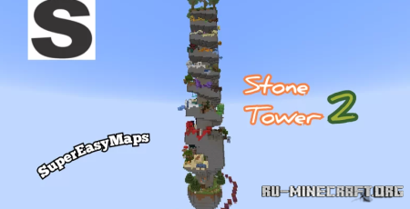 Скачать Stone Tower 2 (Parkour) для Minecraft