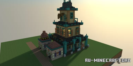 Скачать RollerCoaster Tycoon 2, Haunted house для Minecraft