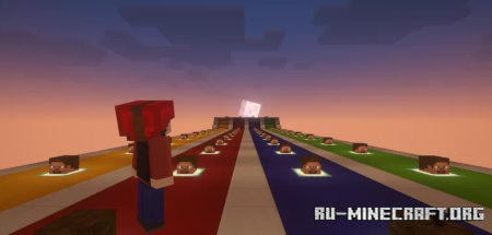  Lucky Block Race PVP Parkour  Minecraft