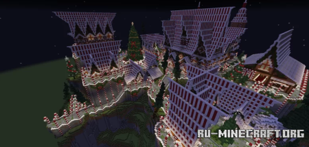 Скачать Christmas Gingerbread Town для Minecraft