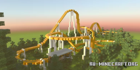 Скачать rollercoaster by MXNGOO для Minecraft