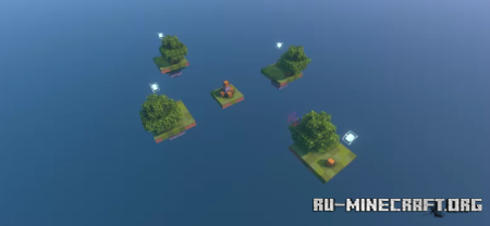 Скачать Skywars Fantasy Map StickyPosition для Minecraft