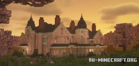  Cherry Wood Manor  Minecraft