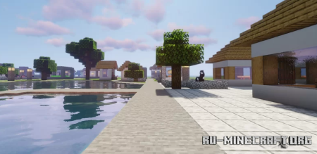  Modern Village City by Wh1tE3 -Build Studio  Minecraft