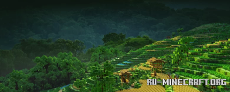Скачать Rice Fields by mine67 для Minecraft