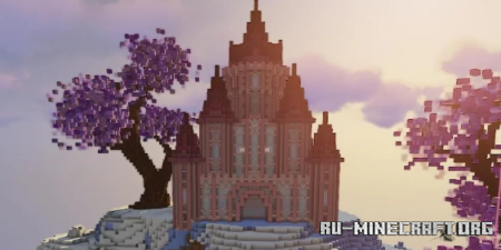  Pink Castle by KiraLite  Minecraft