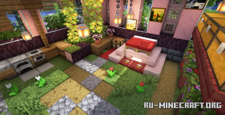 Скачать Cherry Flower House для Minecraft